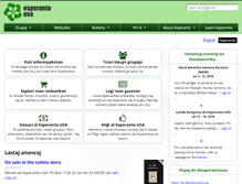 Tablet Screenshot of esperanto-usa.org